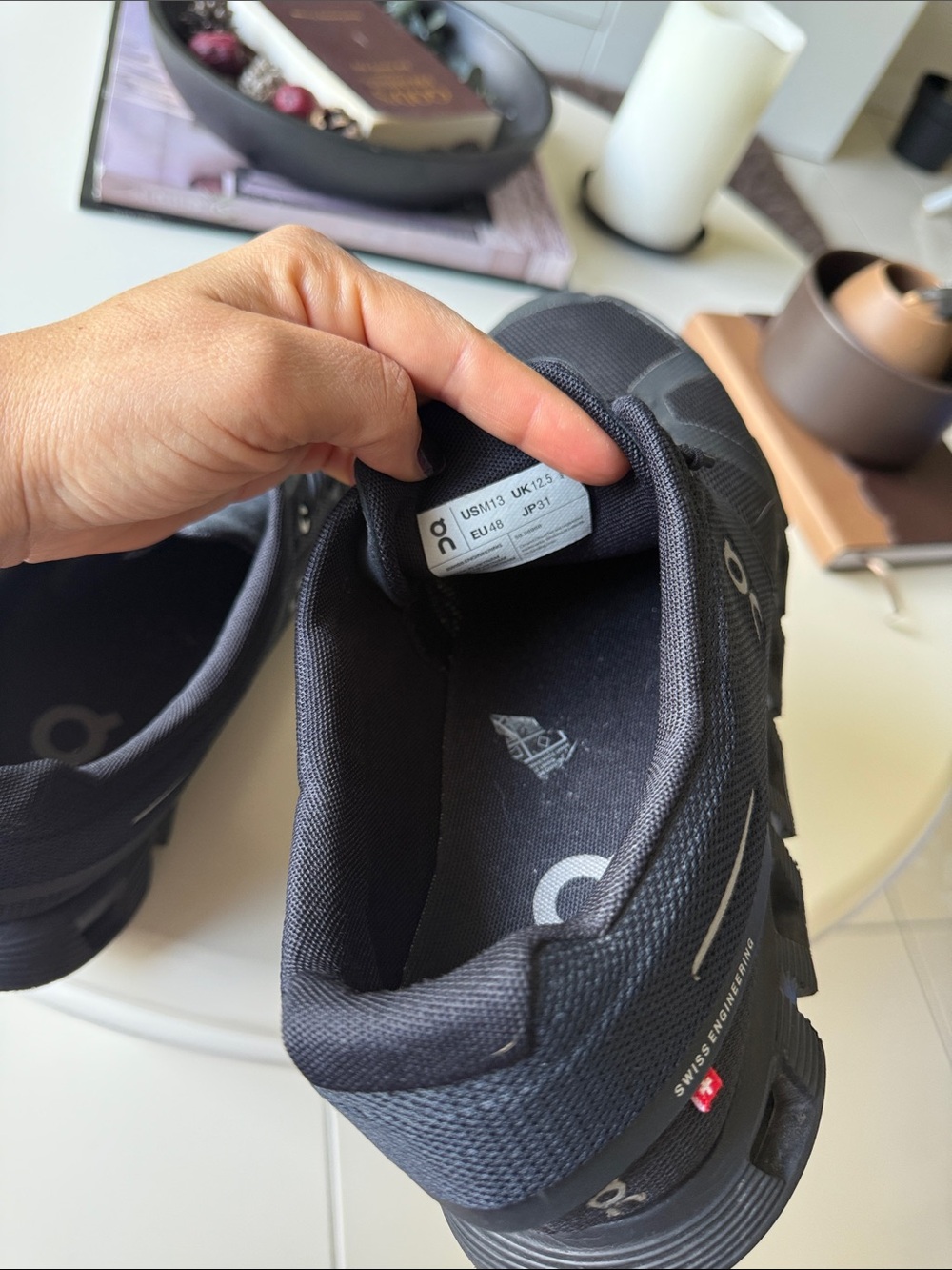On Running Cloud 5 All Black Men’s Running Shoes Lightweight Casual Sneakers 13 - Picture 12 of 13